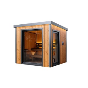 Drvena spoljna sauna sa podlogom 2.3x1.5x2.55